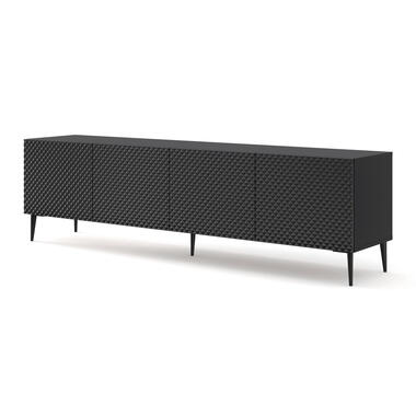 TV meubel Ravenna C Diamond 56x200x42 Zwart product