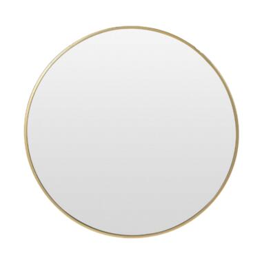 MISOU Spiegel Rond Goud Glas Wandspiegel Diameter 55cm Accessoires product