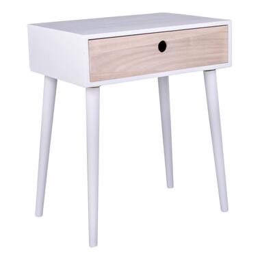 House Nordic Nachtkastje Parma Paulownia Wit product