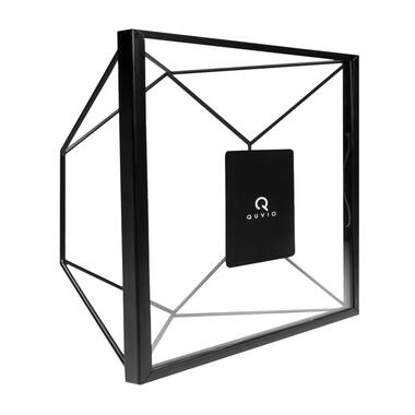 QUVIO Fotolijstje hexagon staal 15 x 15cm - Zwart product
