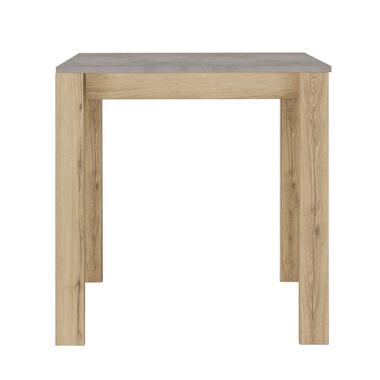 Diagone Hoge tafel Exit - verlengstuk - 131/91x80cm - Beton/Houtkleur product