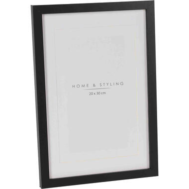 Home & Styling Fotolijst - kunststof - zwart - foto van 20 x 30 cm product