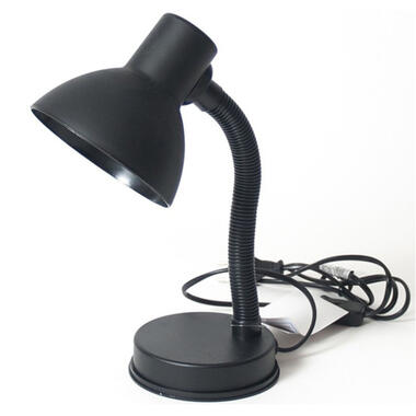 Gerimport Bureaulamp - zwart - buigbaar - leeslamp - 16 x 30 cm product