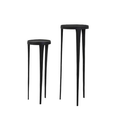 Zuil Tobias - Zwart - Ø35+Ø30cm