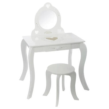 Atmosphera Kaptafel voor kind - hout - wit - 70 x 50 x 91 cm product