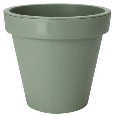 Pro Garden Plantenpot/bloempot - Tuin - kunststof - groen - D30 cm product