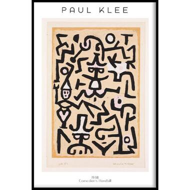 Walljar - Paul Klee - Comedians - Poster met lijst / 50 x 70 cm product