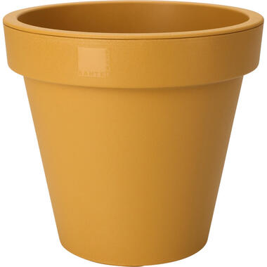 Pro Garden Plantenpot/bloempot - Tuin - kunststof - okergeel - D30 cm product