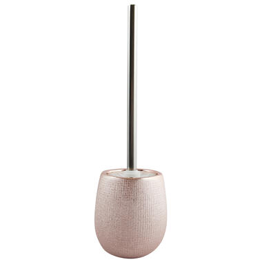 MSV Toiletborstel houder Shanghai - keramiek - rose goud - 41 cm product