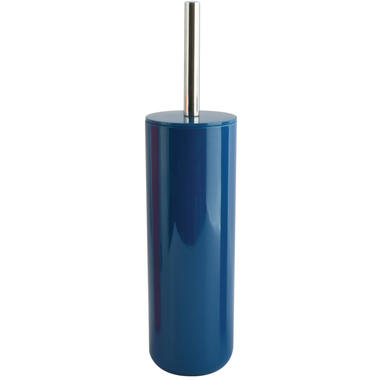 MSV Porto Toilet/wc-borstel houder - kunststof - marine blauw - 38cm product