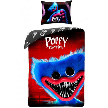 Poppy Playtime Dekbedovertrek Huggy Wuggy - Eenpersoons - 140 x 200 cm - Katoen product