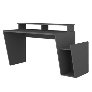 Trasman Gaming bureau Yannick 150x70x85cm spaanplaat - antraciet product