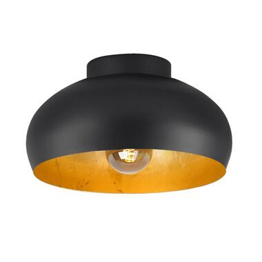 EGLO Mogano Mini Plafondlamp - E27 - Ø28 cm - Zwart/Bladgoud product