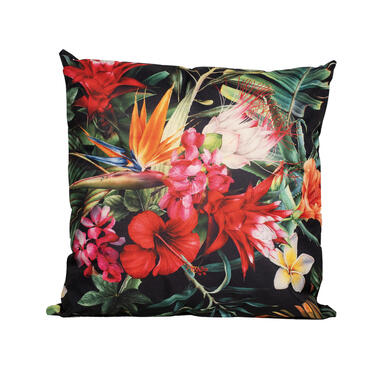 Anna's Collection Bank-sier kussens - tropische bloemen - 45 x 45 cm product