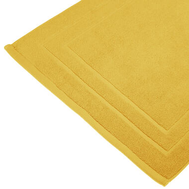 Atmosphera Badkamerkleed/badmat voor vloer - 50 x 70 cm - okergeel product