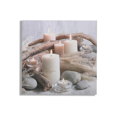 Art for the Home - Canvas LED - Serene Oase - 60x60cm product