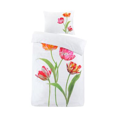 Papillon dekbedovertrek Tulips - 140x200/220 cm - Wit product