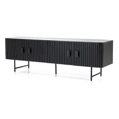 Eleonora tv meubel Remi 4-drs. zwart - 45x170x58 cm product