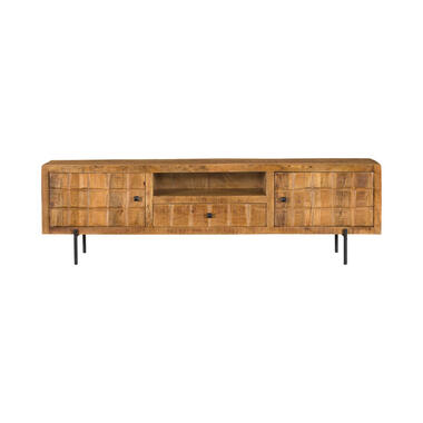 Furndea Cubical tv-meubel mangohout - 40x220x55 cm product