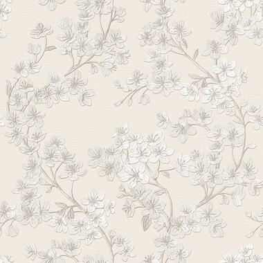 Dutch Wallcoverings - Grace Cherry blossom silver - GR322201 product