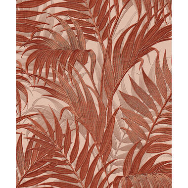 Dutch Wallcoverings - Grace Tropical palm leaf orange/beige - GR322107 product