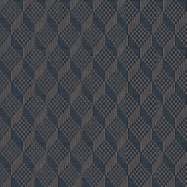 Dutch Wallcoverings - Grace 3D stitched cube charcoal - GR322307 product