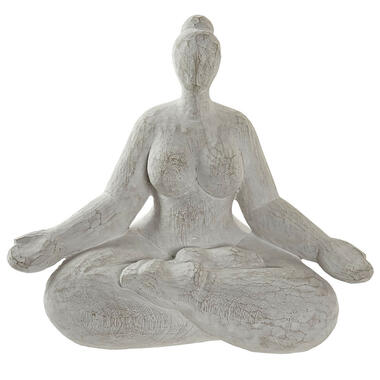 Items Home decoratie beeldje yoga dame - zittend - 27 x 15 x 24 cm product