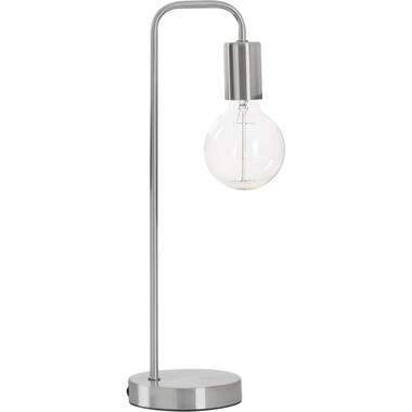 Atmosphera Tafellamp/bureaulamp Design Light - metallic zilver - 46 cm product