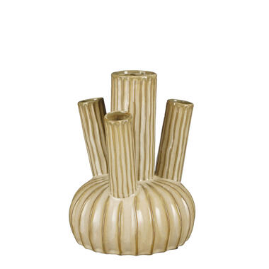 Mica Decorations Felipe Tulpenvaas - H27 x Ø20 cm - Keramiek - Beige product