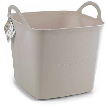 Plasticforte Kuip/emmer/wasmand - flexibel - beige - 43 liter product