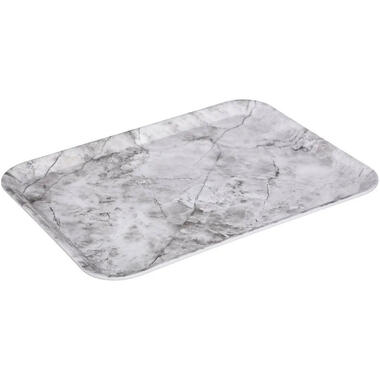 5Five Dienblad/serveer tray Marble - Melamine - creme wit - 33 x 43cm product