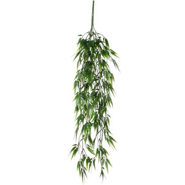 Mica Decorations Kunsttak - bamboe - plant - hangend - 76 x 20 cm product