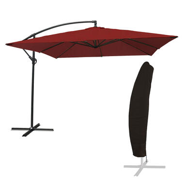 Happy Garden Parasol MOLOKAI - Rood - Staal product