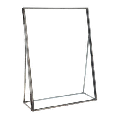 QUVIO Fotolijst - Metaal - Glas - Antraciet - 15.5 x 20 cm product