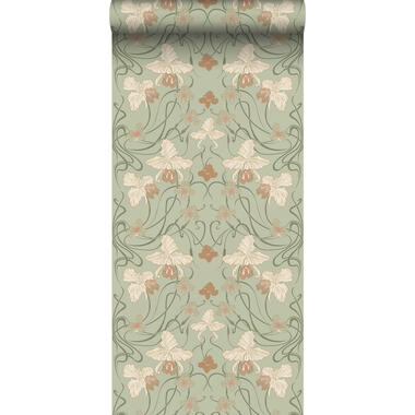 ESTAhome behang - vintage bloemen in art nouveau stijl product