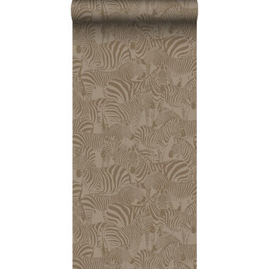 Origin Wallcoverings behang - zebra's - donker beige - 50 x 900 cm - 347911 product