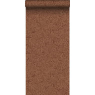 ESTAhome behang - ginkgo bladeren - terracotta - 0.53 x 10.05 m - 139617 product