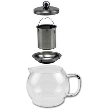 Glazen koffiepot-theekan-theepot - met filter - 1,2 liter product