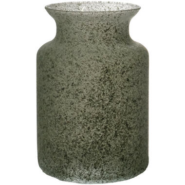 Bloemenvaas Dubai - groen graniet - glas - D14 x H20 cm product