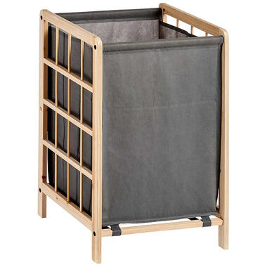 Kipit Wasmand Woodbox - met waszak - 50 liter - 40 x 33 x 60 cm product