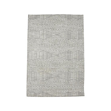 LABEL51 Vloerkleed Cosy Grijs Synthetisch 160x230cm product