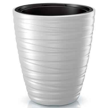 Prosperplast Plantenpot Amazing - kunststof - wit - D37 cm product