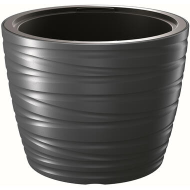 Prosperplast Plantenpot Amazing - kunststof - antraciet - D47 cm product