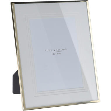 Home & Styling Fotolijst - goud - aluminium - foto van 13 x 18 cm product