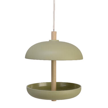 Decoris Vogelvoedersilo - hangend - bamboe - lichtgroen - 25 cm product