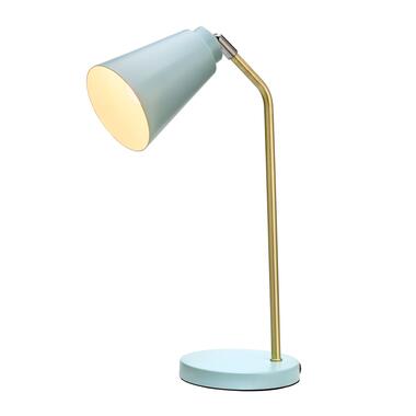 Pauleen Bureaulamp Charm - 40W - E14 - Lichtblauw/goud product