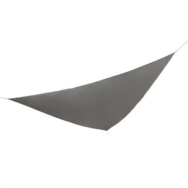 HI schaduwdoek/zonnescherm driehoek - waterdicht - grijs - 5 x 5 x 5 m product