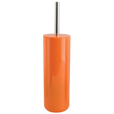MSV Porto Toilet/wc-borstel houder - kunststof - oranje - 38cm product