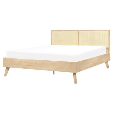 MONPAZIER - Tweepersoonsbed - Lichthout - 160 x 200 cm - Populierhout product