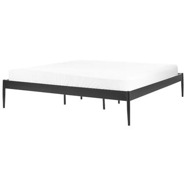 VAURS - Tweepersoonsbed - Zwart - 180 x 200 cm - Staal product